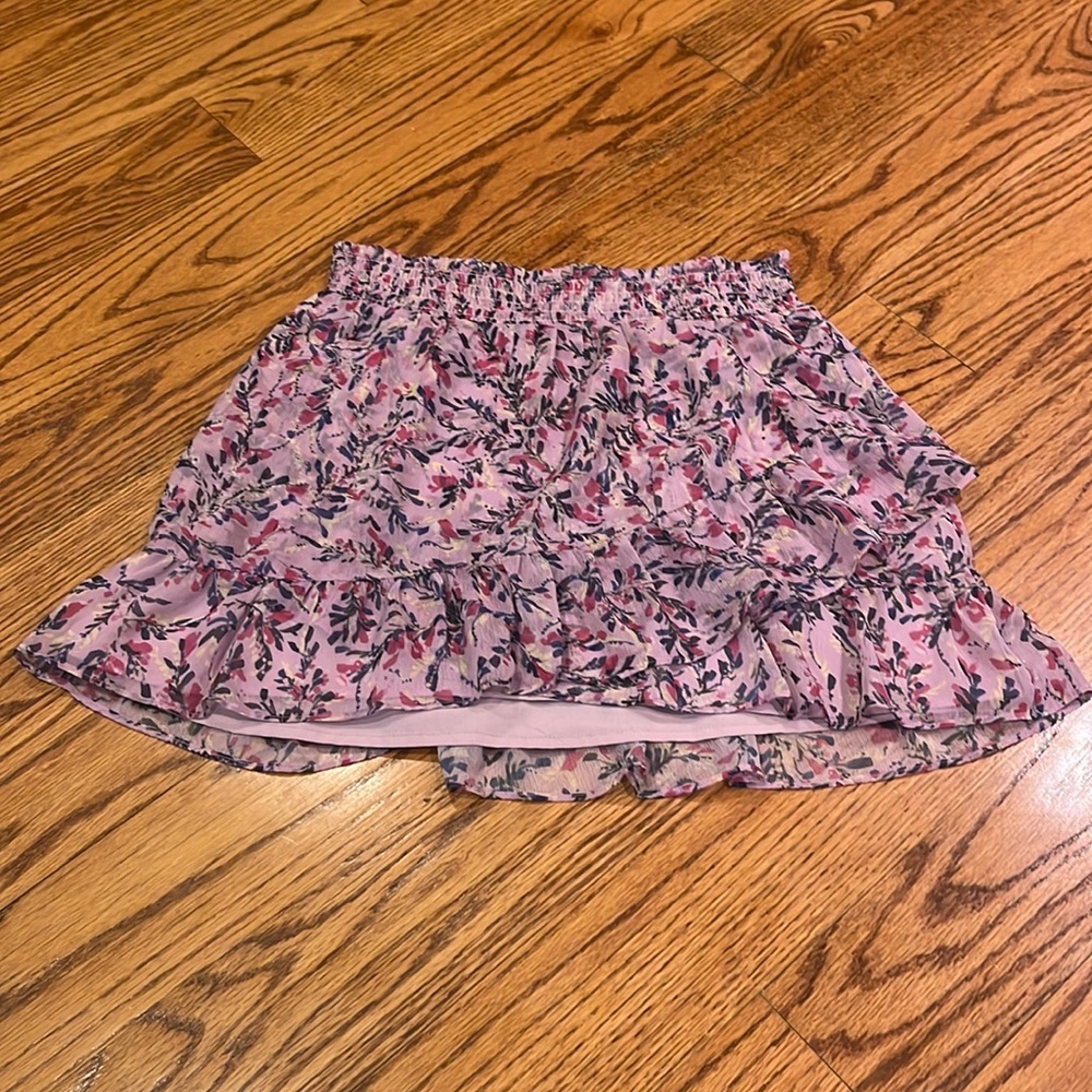 French Connection Woman’s Purple Floral Skirt Size XS